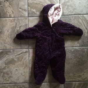 Full body snow suit for baby